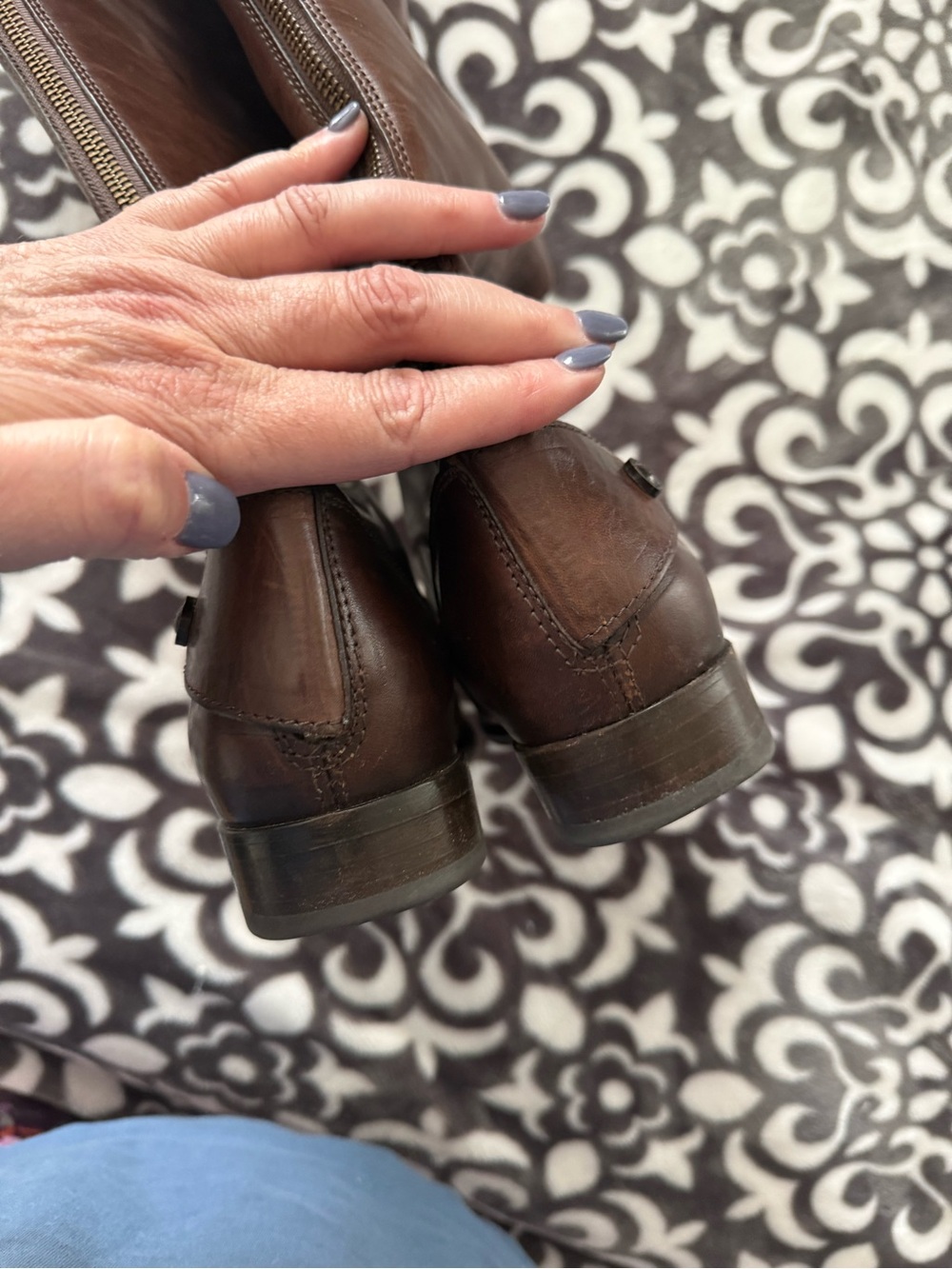 Frye, Melissa, chocolate brown, size 11 - Picture 7 of 9